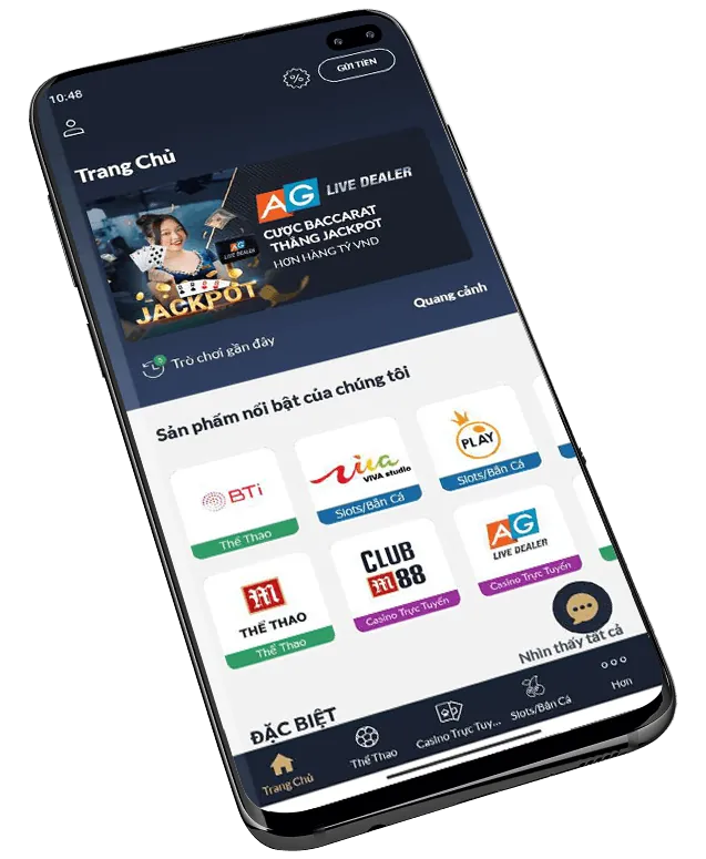 Giao diện ứng dụng di động iwin club