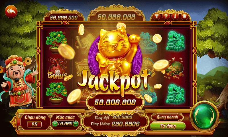 Trò chơi nổ hũ jackpot lũy tiến với giải thưởng lớn