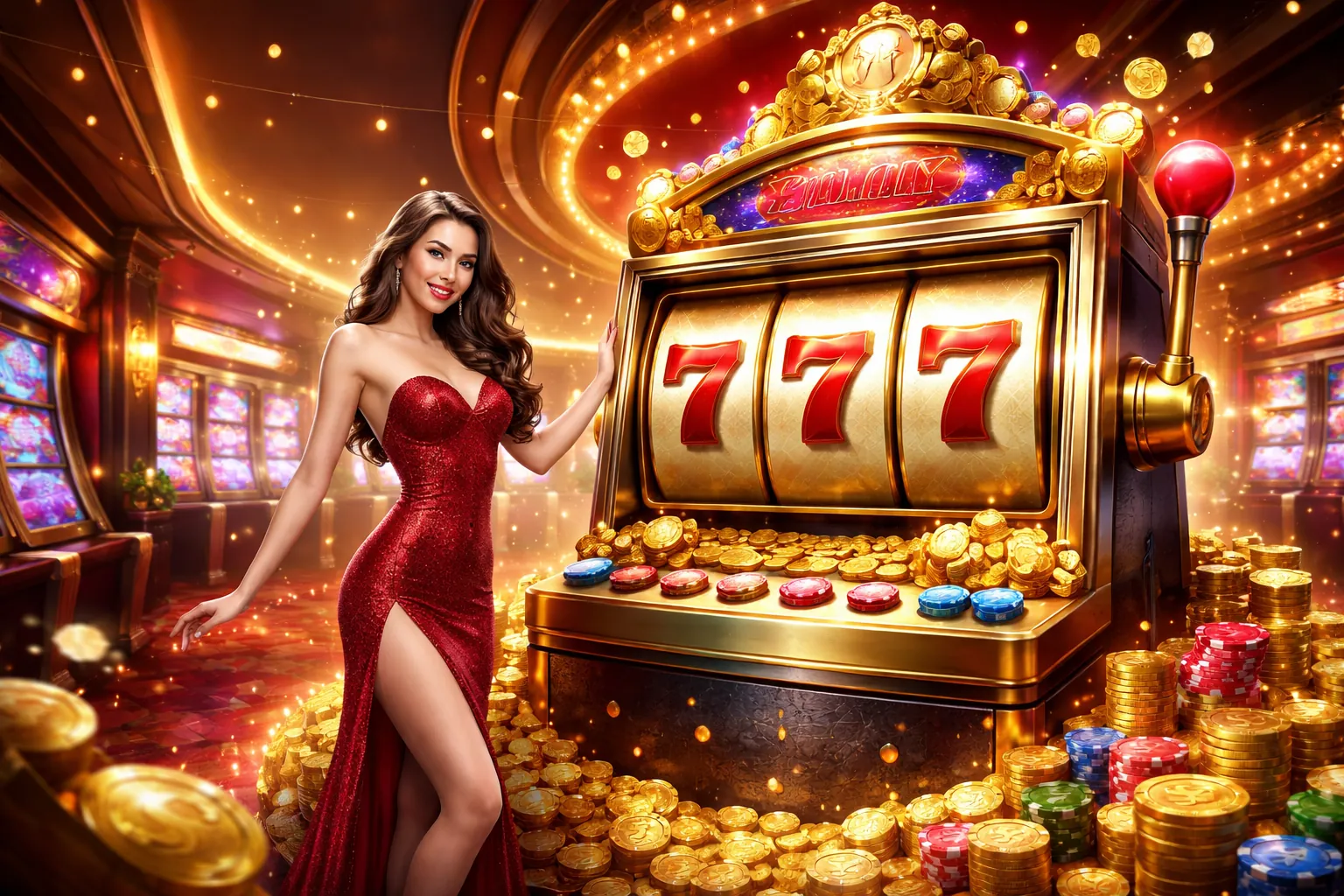 Hình ảnh game nổ hũ với biểu tượng jackpot lớn tại Trang Nổ Hũ Uy Tín Vietnam