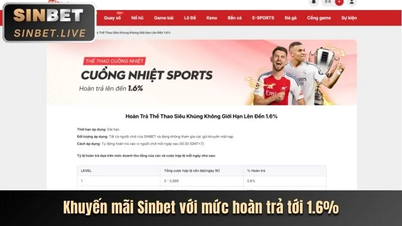 Biểu tượng hoàn trả tiền cho cá cược thể thao